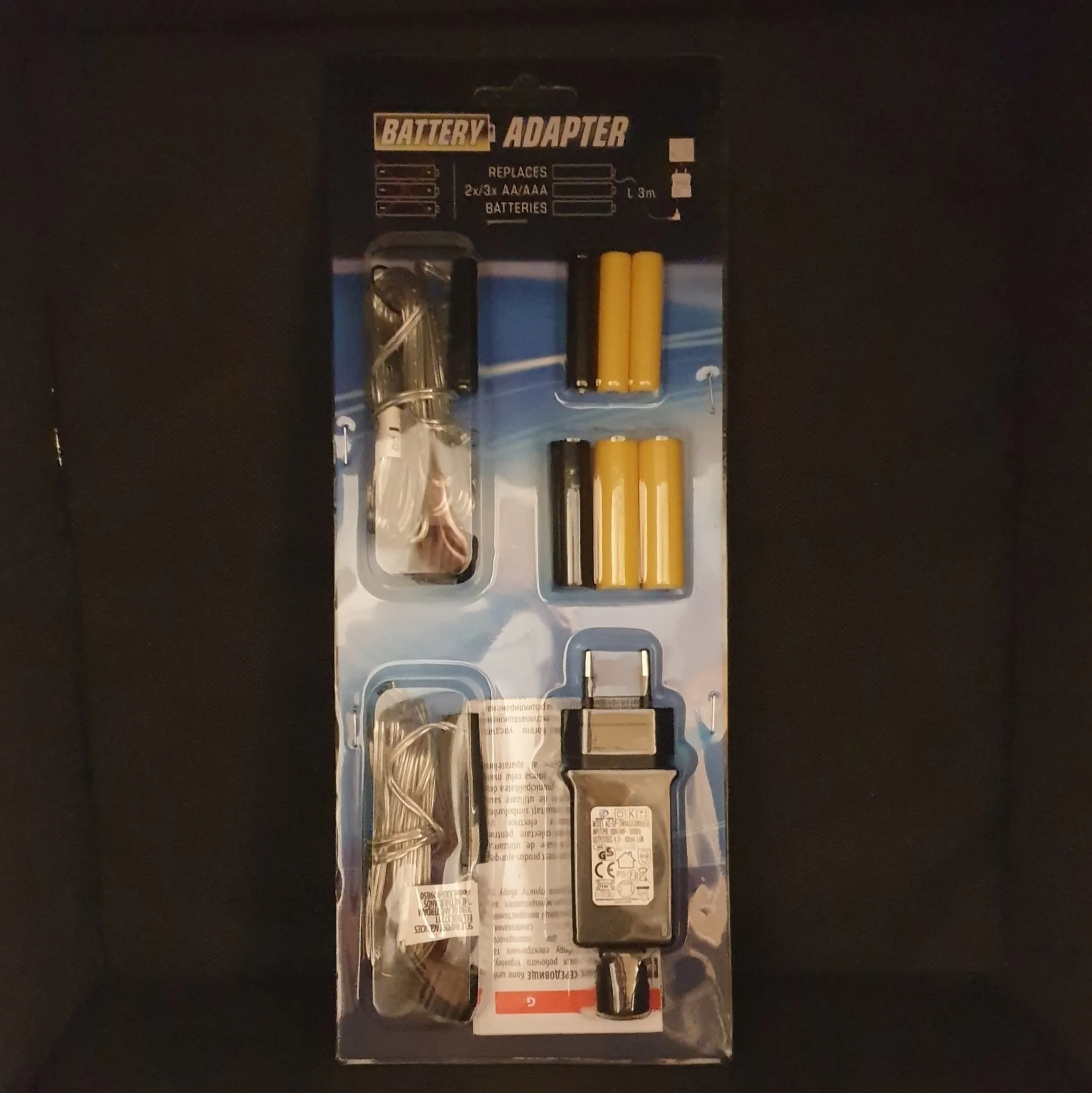 BATTERIJ ADAPTER - 2X OF 3X AA/AAA - Afbeelding 3