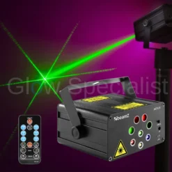 BeamZ ACRUX QUATRO RG LASER RGBW - MET AFSTANDSBEDIENING