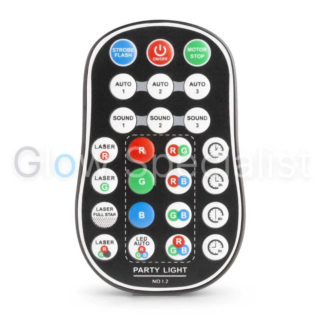 BeamZ BEAMZ ATHENA GOBO LASER - ACCU - Afbeelding 7