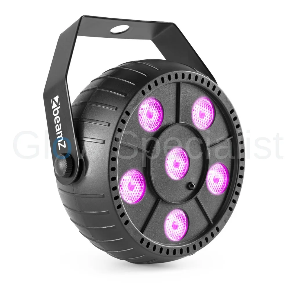 BeamZ BEAMZ PLP10 PARTY PAR MET INGEBOUWDE ACCU - 6X2W RGB - Afbeelding 6