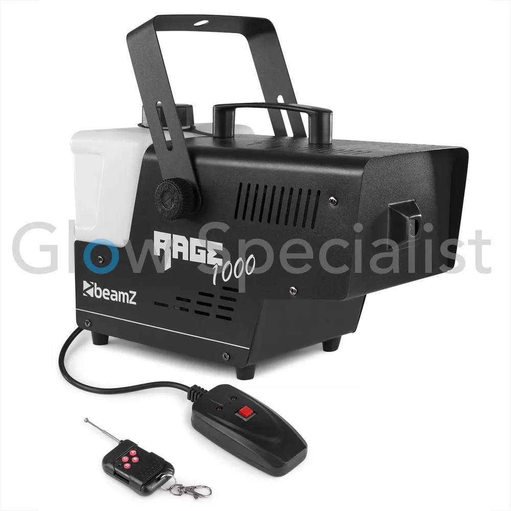BeamZ BEAMZ RAGE1000 ROOKMACHINE MET DRAADLOZE AFSTANDSBEDIENING - Afbeelding 7
