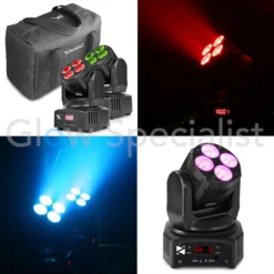 BeamZ MHL36 MOVING HEAD SET VAN 2 STUKS IN TAS