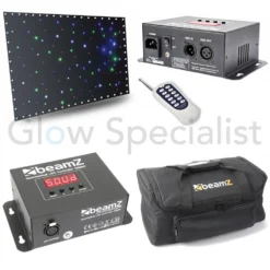 BeamZ SPARKLE WALL LED96 RGBW 3X 2M MET CONTROLLER
