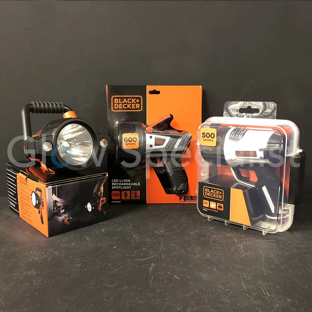 Black & Decker BLACK & DECKER LED LI-ION OPLAADBARE WZAKLAMP - 600 LUMEN - Afbeelding 6