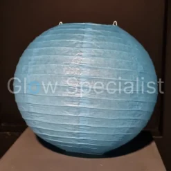 BLAUWE PAPIEREN LAMPION - PER STUK VANAF