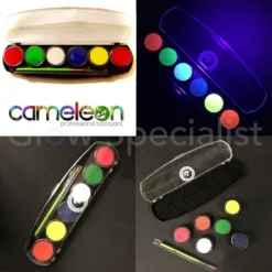 CAMELEON BIG ADULT UV PARTY BOX PALET - 6 KLEUREN