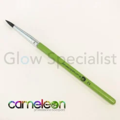 CAMELEON PENSEEL - ZWARTE RONDE PUNT - NR 2 - KORT GROEN HANDVAT