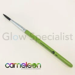 CAMELEON PENSEEL -  ZWARTE RONDE PUNT - NR 6 - KORT GROEN HANDVAT