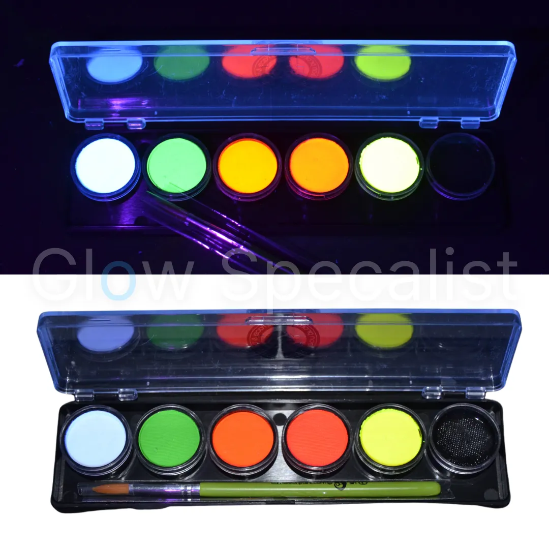 CAMELEON UV ADULT PARTY BOX PALET - 6 KLEUREN