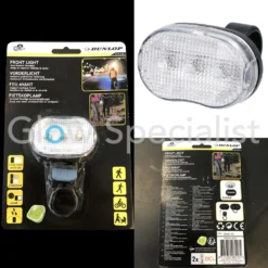 Dunlop DUNLOP LED FIETSKOPLAMP - 3 LED
