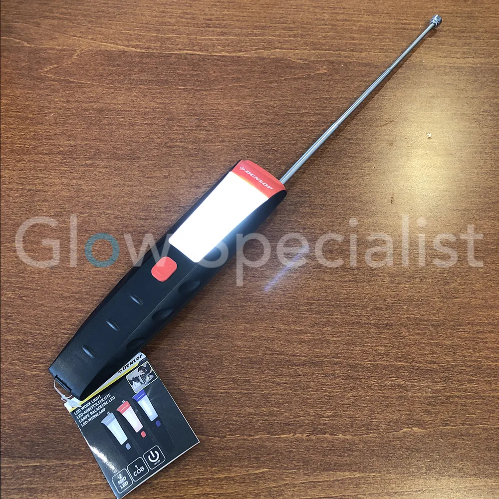 Dunlop DUNLOP LED WERKLAMP MET MAGNEET - 2 SMD LED - 1 COB - Afbeelding 5