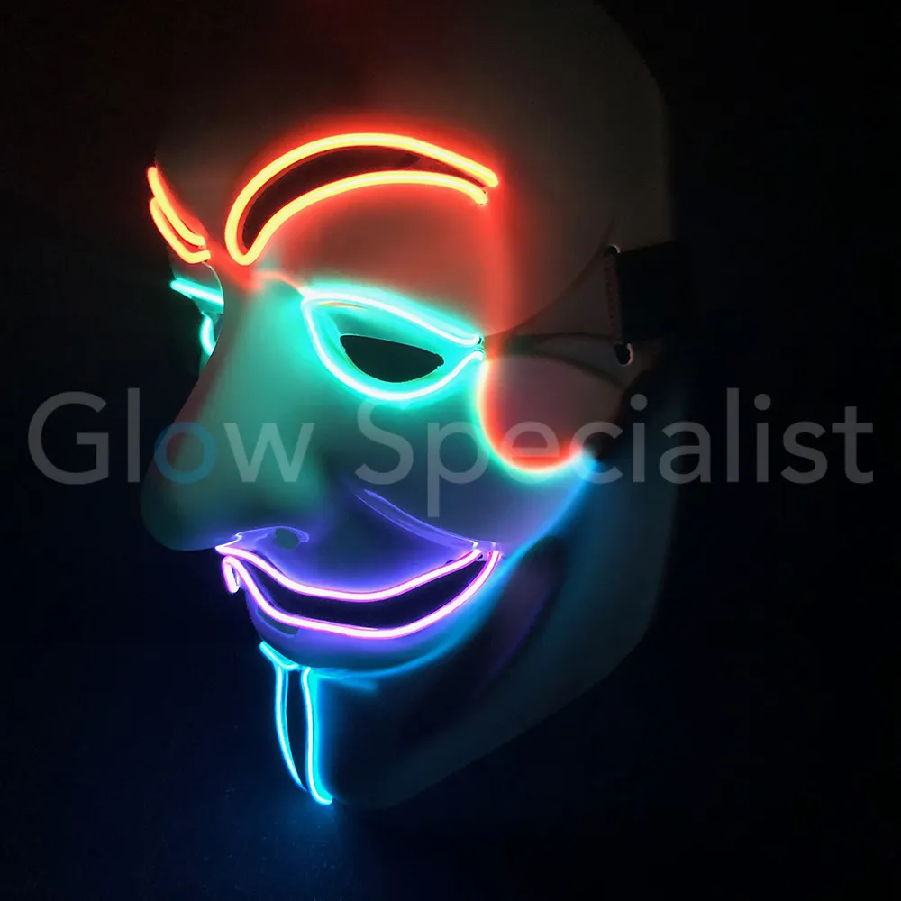 EL WIRE ANONYMOUS - V FOR VENDETTA MASKER - Afbeelding 6