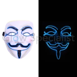 EL WIRE ANONYMOUS - V FOR VENDETTA MASKER - BLAUW