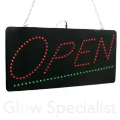 Eurolite LED SIGN EUROLITE - OPEN - GROOT - MET AFSTANDBEDIENING