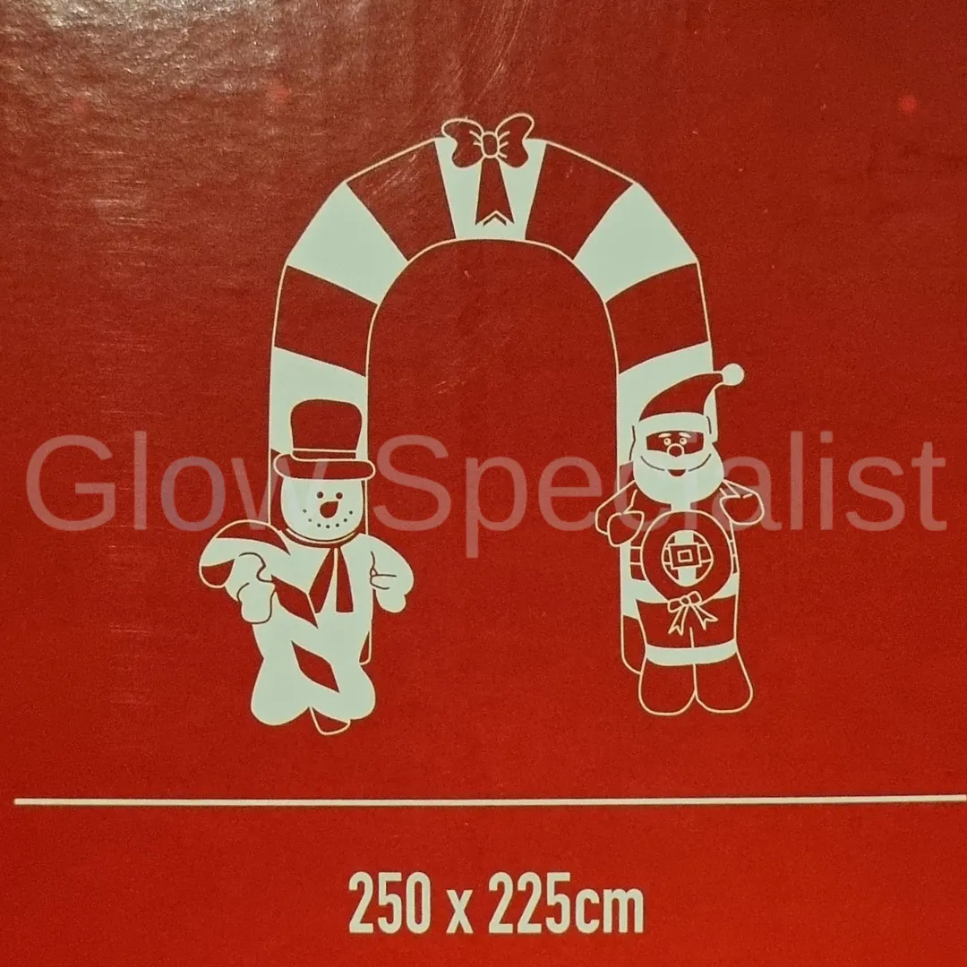 Europalms OPBLAASBARE KERSTBOOG MET LICHT - 250 CM - Afbeelding 3