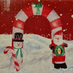 Europalms OPBLAASBARE KERSTBOOG MET LICHT - 250 CM