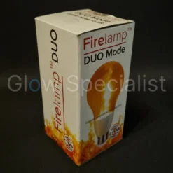Firelamp FIRELAMP™ 3W - DUO MODE - 300 LUMEN - E27 - 64 SMD - 1800K - HELDER - WIT