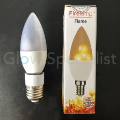 Firelamp FIRELAMP™ FLAME 1.2W - 18 LUMEN - E14/27 - 14 SMD - 1830K - OPAL