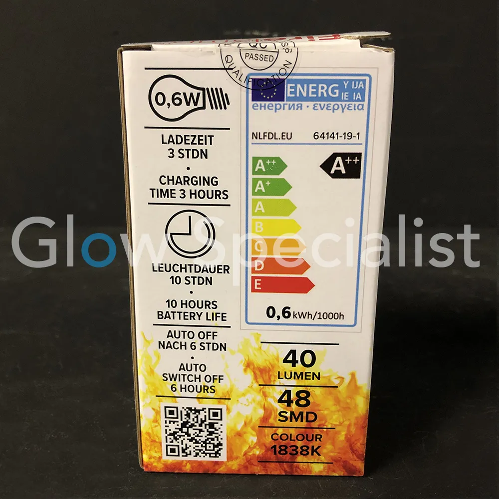 Firelamp FIRELAMP™ MAGNETISCHE TAFEL VUURLAMP - OPLAADBAAR VIA USB - ZWART OF WIT - Afbeelding 4