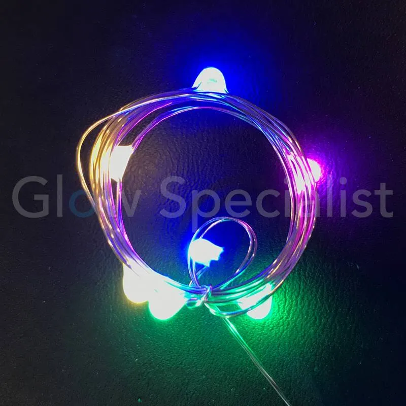 FLESSENSTOP MET 8 LED MULTICOLOR - Afbeelding 3