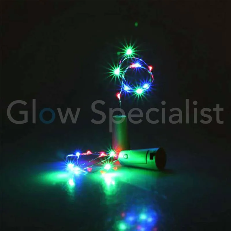 FLESSENSTOP MET 8 LED MULTICOLOR - Afbeelding 7