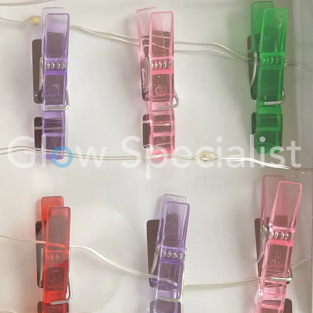 FOTOVERLICHTING MET 16 CLIPS - 3 METER - Afbeelding 4