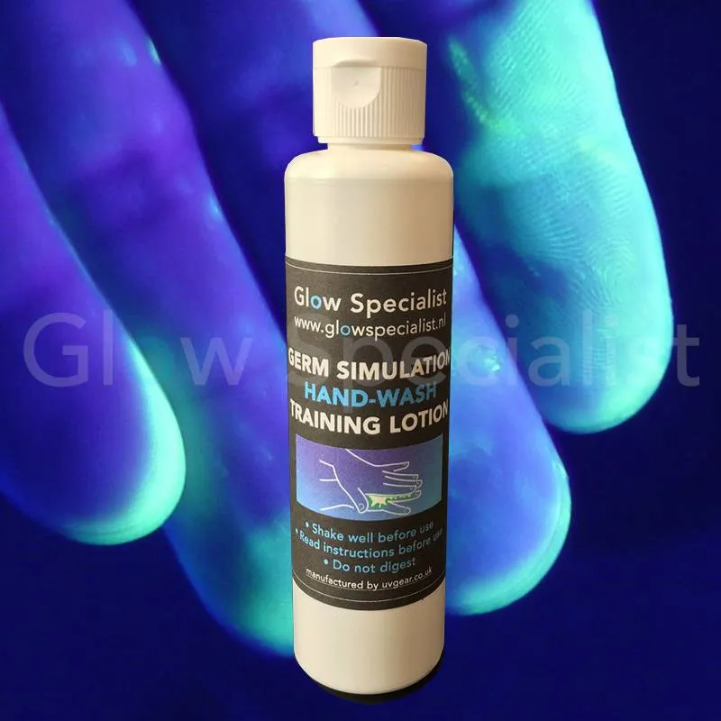 GERM SIMULATION UV HAND-WASH TRAINING LOTION