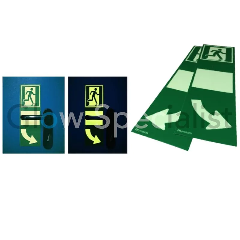 GLOW IN THE DARK DEURKLINK MARKERING - Afbeelding 3