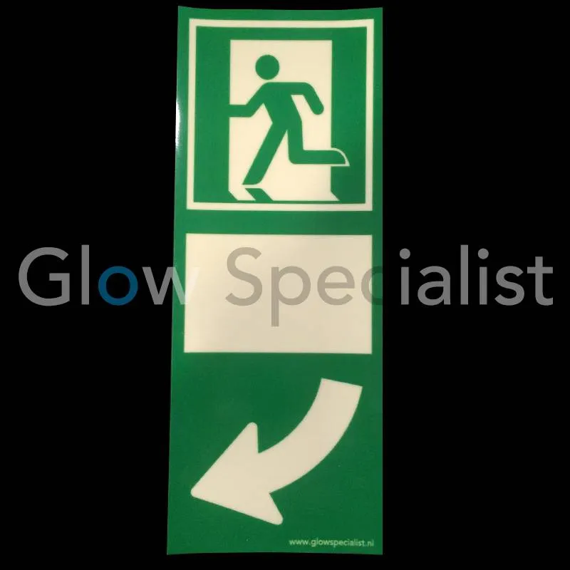 GLOW IN THE DARK DEURKLINK MARKERING