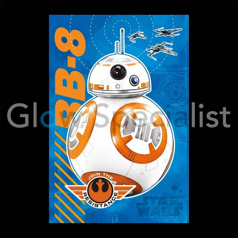 GLOW IN THE DARK PUZZEL STAR WARS BB-8 - 60 STUKJES - Afbeelding 2