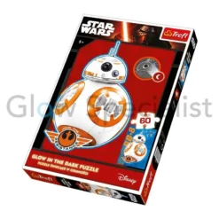 GLOW IN THE DARK PUZZEL STAR WARS BB-8 - 60 STUKJES
