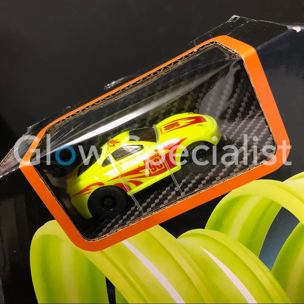 GLOW IN THE DARK RACEBAAN - MET LICHTGEVENDE AUTO - 21-DELIG - Afbeelding 6