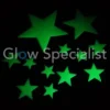 GLOW IN THE DARK STERREN - 60 STUKS