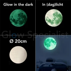 GLOW IN THE DARK VOLLE MAAN - 3 MATEN