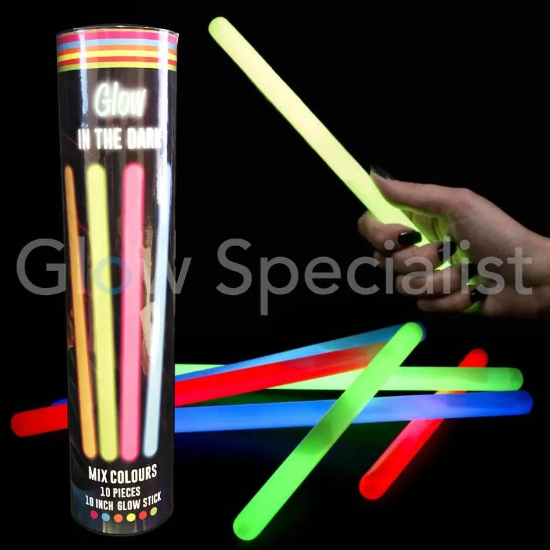 Glow Specialist MEGA BREAKLIGHT 10" - 25 CM - 10 STUKS - Afbeelding 2