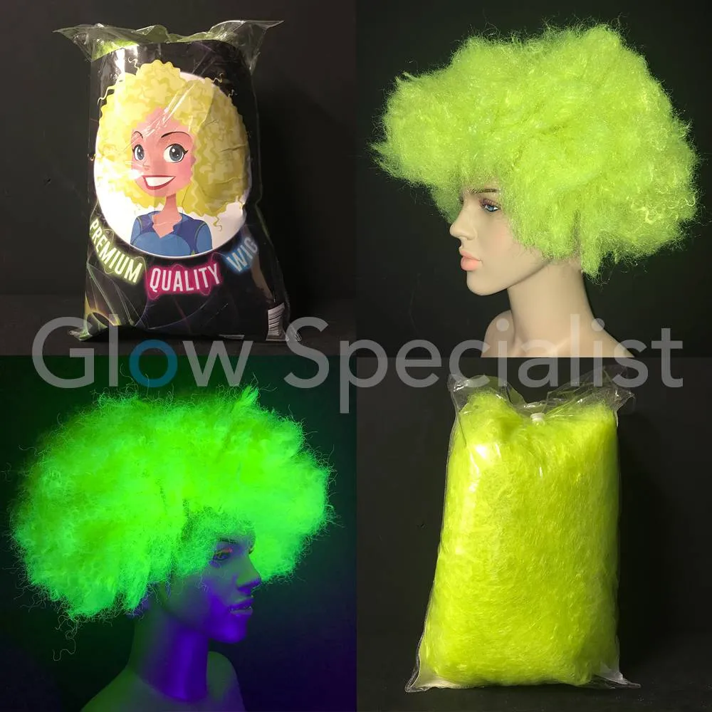 Glow Specialist NEON GELE AFRO PRUIK - Afbeelding 2