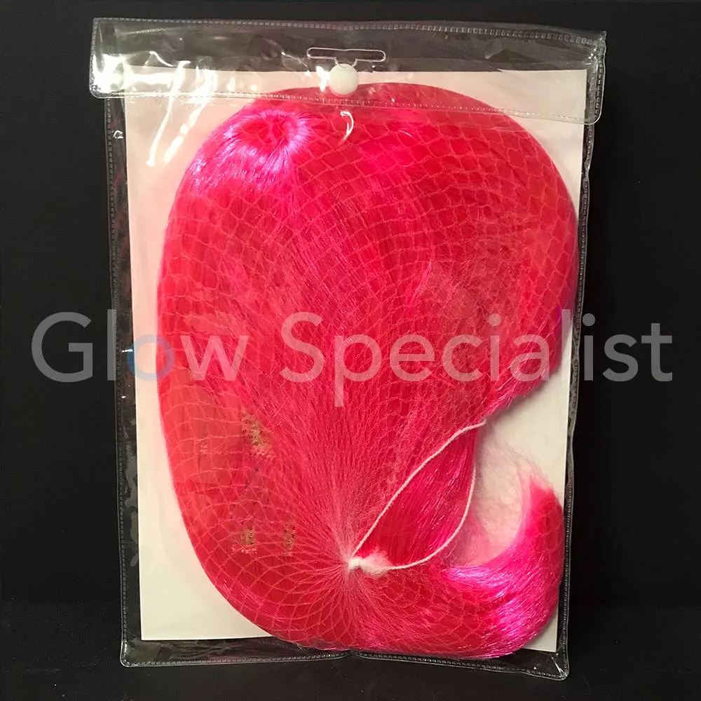 Glow Specialist NEON ROZE PRUIK - KORTE BOBLIJN MET PONY - Afbeelding 5