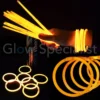Glow Specialist ORANJE GLOWARMBANDJES - 1 KOKER - 100 STUKS