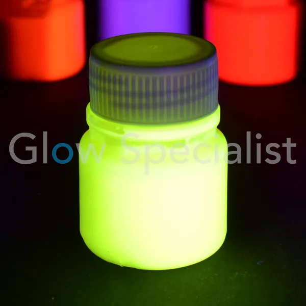 Glow Specialist UV VERF SET VAN 8 KLEUREN - Afbeelding 3