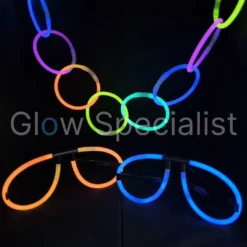 GLOWBRIL PAKKET: 10 BRILLEN EN 80 ARMBANDEN