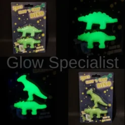 GROEI DINO - GLOW IN THE DARK - SET VAN 2