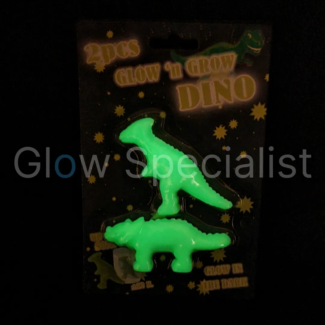 GROEI DINO - GLOW IN THE DARK - SET VAN 2 - Afbeelding 6