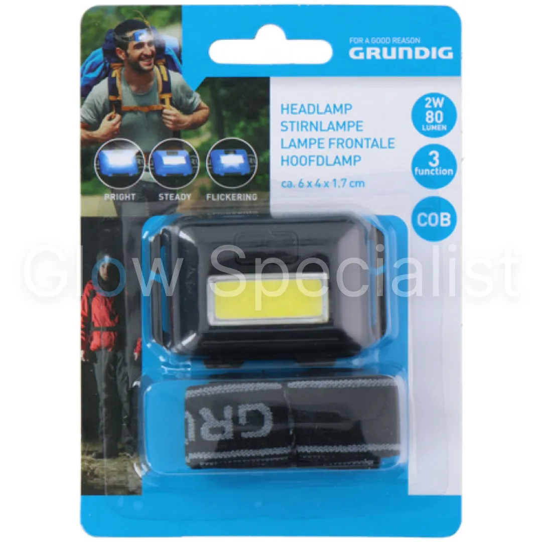 Grundig GRUNDIG HOOFDLAMP - COB - 3 FUNCTIES - Afbeelding 3