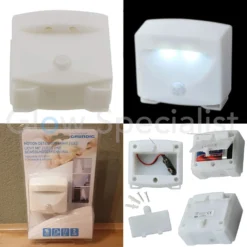 Grundig LED NACHTLAMP MET BEWEGINGSMELDER - 2 LED - WIT