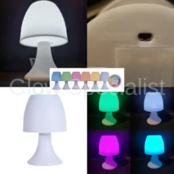 Grundig LED TAFELLAMP - 19 CM - WIT EN COLOR CHANGING