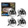 Grundig SOLAR LED GRONDLAMP - SET VAN 4 - RVS