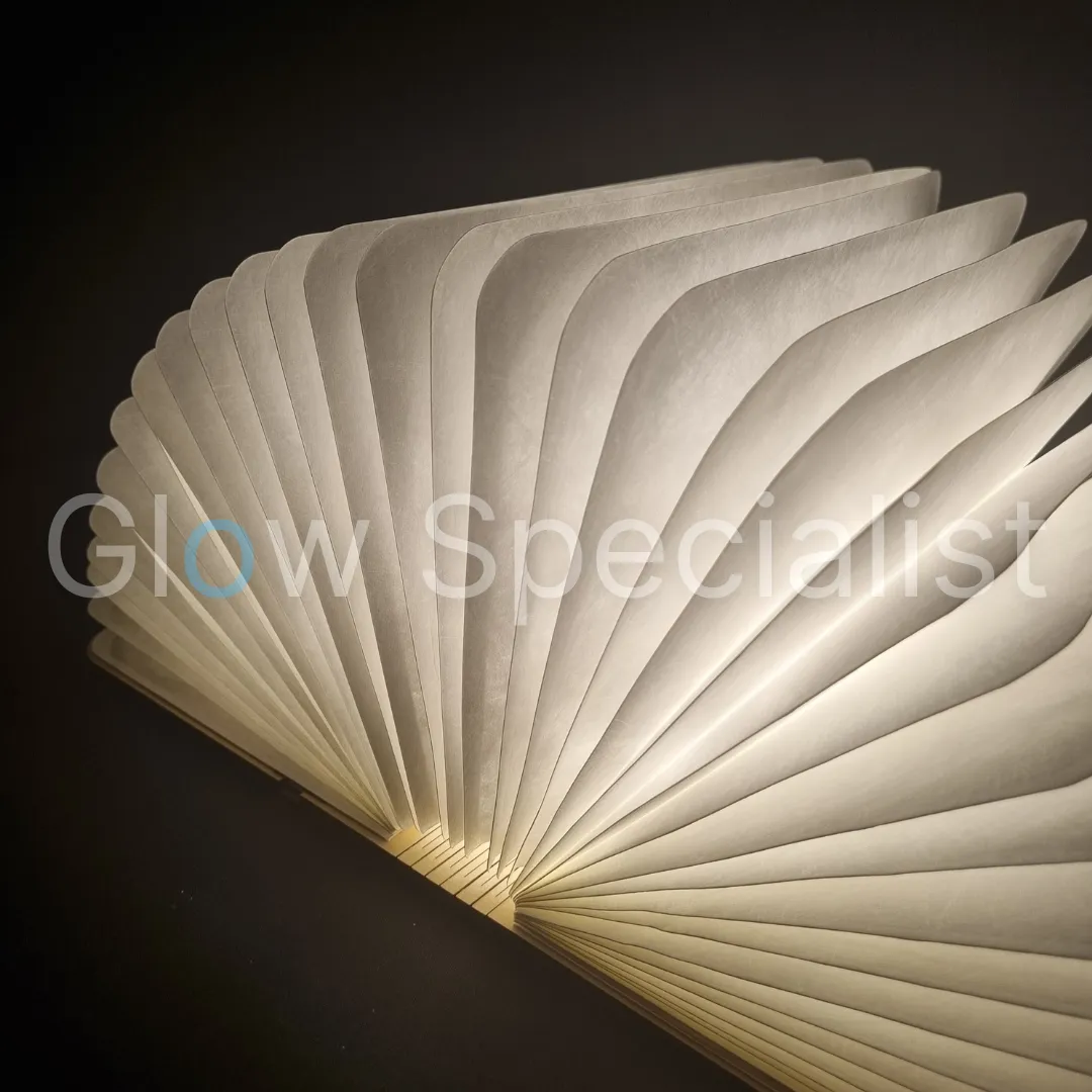 HOUTEN LED BOEK LAMP - OPLAADBAAR - LARGE - Afbeelding 6