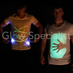 INTERACTIEF GLOW IN THE DARK T-SHIRT