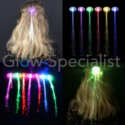 LED HAARCLIP MET FIBER