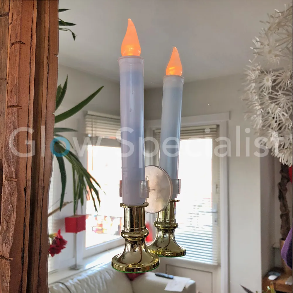 LED KAARS MET ZUIGNAP - WARM WIT - Afbeelding 2